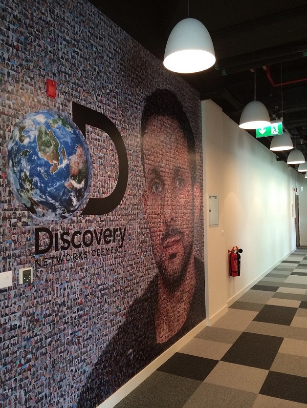 Discovery Channel – Brand graphic feature wall