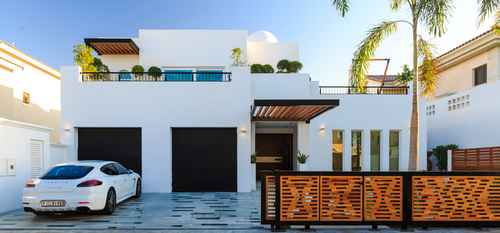 Palm Villa B97 – Contemporary white façade